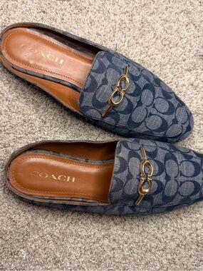 Coach Sienna Slide chambray